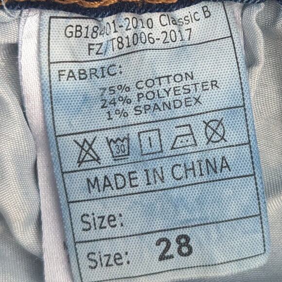 Distressed Jean Shorts Mens Size 28 - Picture 7 of 10